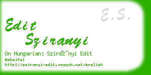 edit sziranyi business card